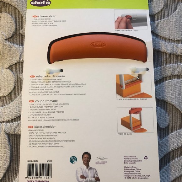 NEW Chef'n Slicester Cheese Slicer (Apricot) - Picture 2 of 6
